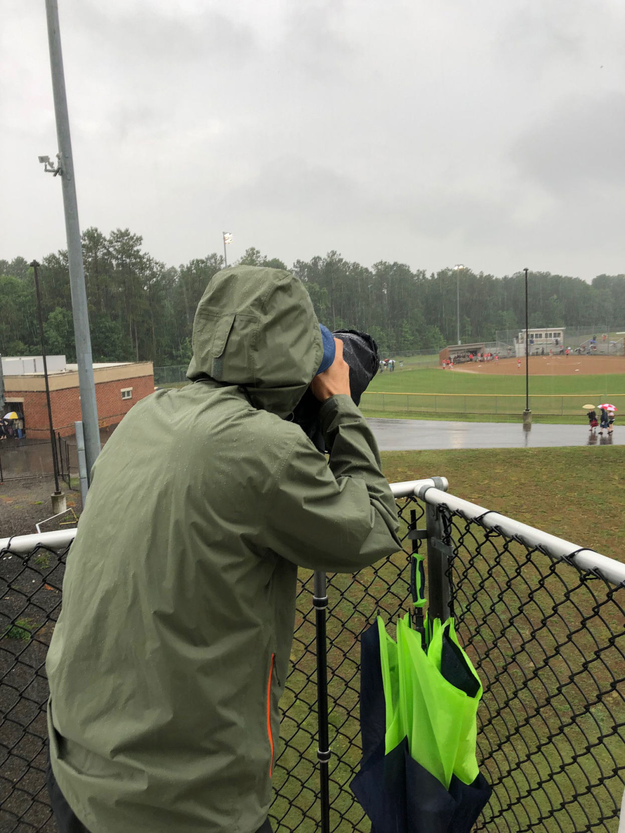 A shout out to our sports team who do what it takes to get the story and the shot